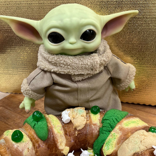 Baby Yoda Rosca at La Mejor Bakery